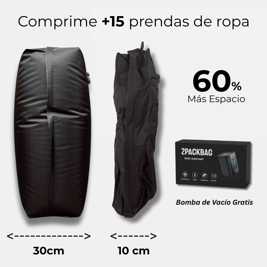 2PackBag™ - Empaca Más, Paga Menos