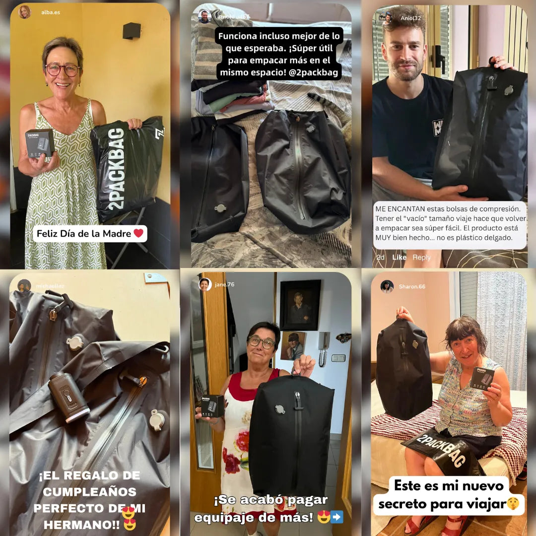 2PackBag™ - Empaca Más, Paga Menos